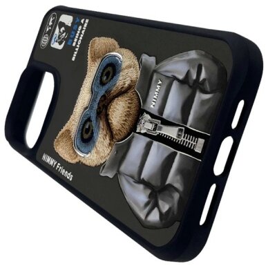 iPhone 15 Pro Max Nimmy Cool & Cute 2.0 Dog dėklas – juodas 7