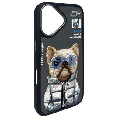 iPhone 16 dėklas Nimmy Cool& Cute 2.0 Dog – juodas 3 iPhone 16 dėklas Nimmy Cool& Cute 2.0 Dog – juodas 3