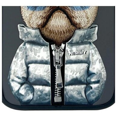 iPhone 16 dėklas Nimmy Cool& Cute 2.0 Dog – juodas 8