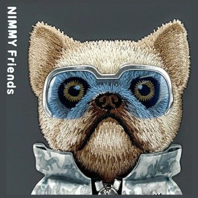 iPhone 16 dėklas Nimmy Cool& Cute 2.0 Dog – juodas 9