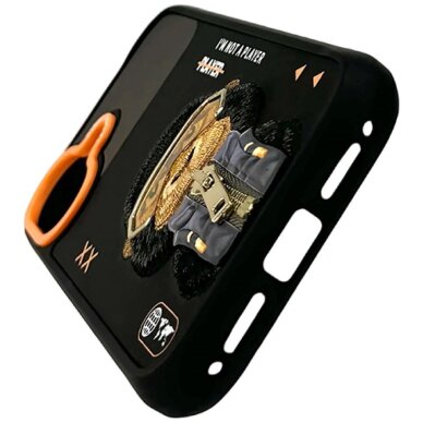 iPhone 17 Nimmy Cool & Cute 2.0 Gorilla dėklas – juodas 1