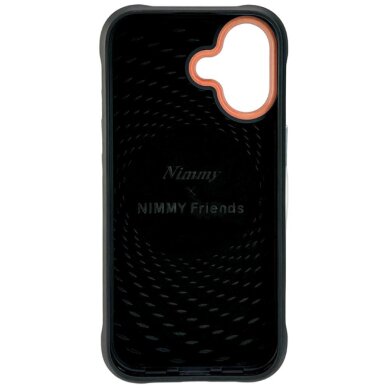iPhone 17 Nimmy Cool & Cute 2.0 Gorilla dėklas – juodas 2