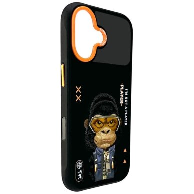 iPhone 17 Nimmy Cool & Cute 2.0 Gorilla dėklas – juodas 4