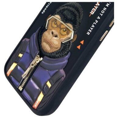 iPhone 16 dėklas Nimmy Cool&Cute 2.0 Monkey – juodas 6