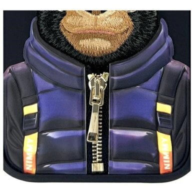 iPhone 16 dėklas Nimmy Cool&Cute 2.0 Monkey – juodas 8
