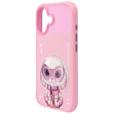 iPhone 17 Nimmy Cool & Cute 2.0 Rabbit dėklas – rožinis 4