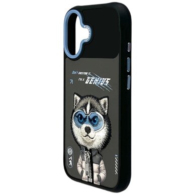 iPhone 17 Nimmy Cool & Cute 2.0 Wolf dėklas – juodas 4