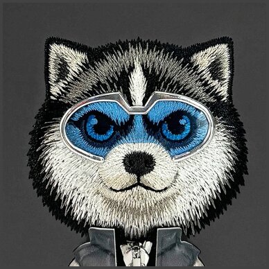 iPhone 17 Pro Nimmy Cool & Cute 2.0 Wolf dėklas – juodas 5