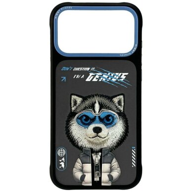 iPhone 17 Pro Max Nimmy Cool & Cute 2.0 Wolf dėklas – juodas iPhone 17 Pro Max Nimmy Cool & Cute 2.0 Wolf dėklas – juodas