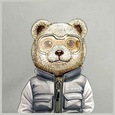 Nimmy Cool&Cute 2.0 meškos rankinė – pilka 2