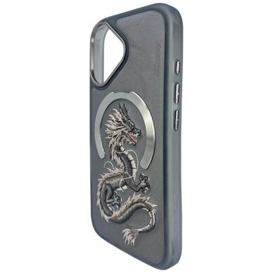 iPhone 16 Nimmy Dragon dėklas su MagSafe – pilkas 3