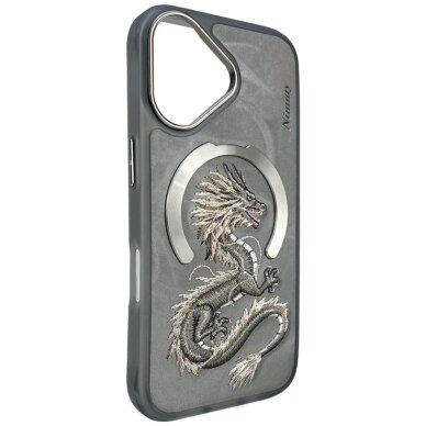 iPhone 16 Nimmy Dragon dėklas su MagSafe – pilkas 4