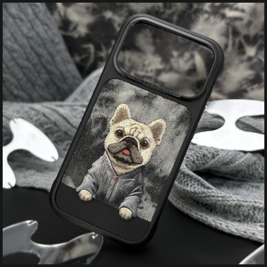 iPhone 17 Pro Max Nimmy Gentle Pets Series Dog MagSafe dėklas – juodas 6