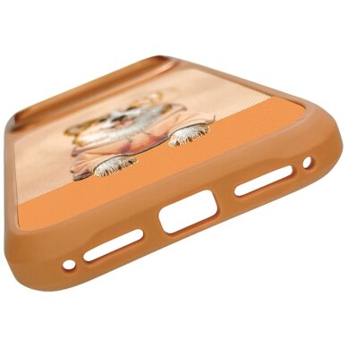 iPhone 17 Pro Max Nimmy Gentle Pets Series Dog MagSafe dėklas – oranžinis 3