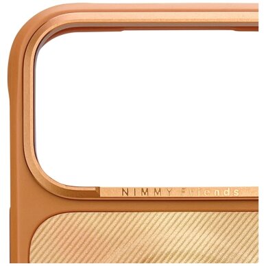 iPhone 17 Pro Nimmy Gentle Pets Series Dog MagSafe dėklas – oranžinis 4 iPhone 17 Pro Nimmy Gentle Pets Series Dog MagSafe dėklas – oranžinis 4