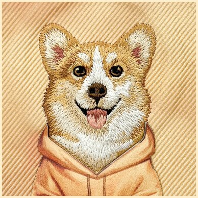 iPhone 17 Pro Nimmy Gentle Pets Series Dog MagSafe dėklas – oranžinis 5