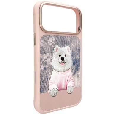 iPhone 17 Pro Nimmy Gentle Pets Series Dog MagSafe dėklas – rožinis 2 iPhone 17 Pro Nimmy Gentle Pets Series Dog MagSafe dėklas – rožinis 2