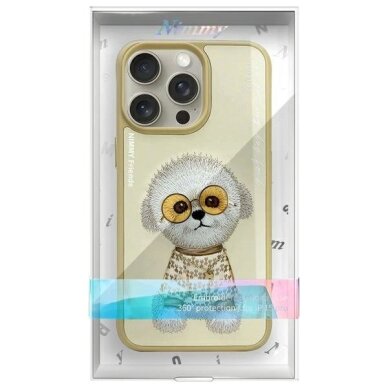 iPhone 15 Pro Max Nimmy Glasses Cool dėklas - smėlio 9
