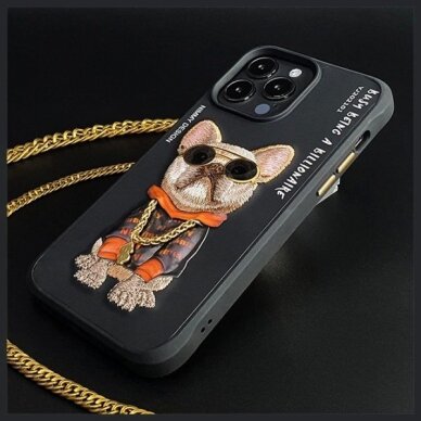 iPhone 15 Pro Max Nimmy Glasses Cool dėklas – juodas 8
