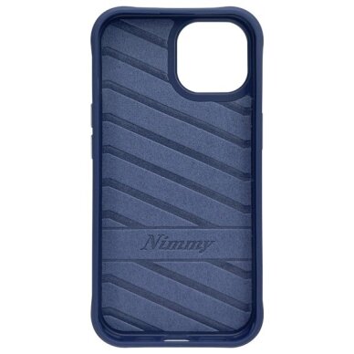 iPhone 15 Nimmy Glasses Cool Cat dėklas – mėlynas 4 iPhone 15 Nimmy Glasses Cool Cat dėklas – mėlynas 4