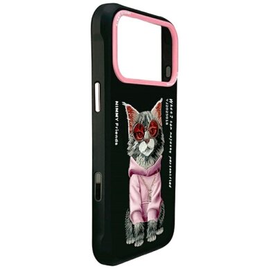 iPhone 17 Pro Nimmy Glasses Cool Cat dėklas – juodas 5