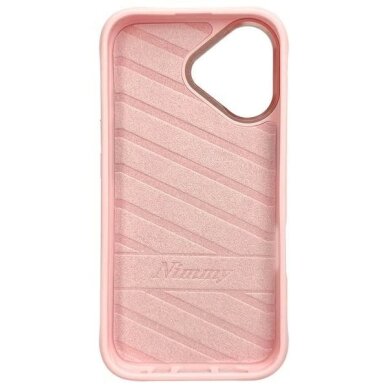 iPhone 16 dėklas Nimmy Glasses Cool Cat – rožinis 5