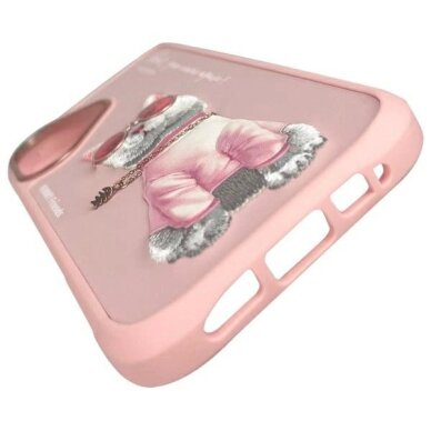 iPhone 16 dėklas Nimmy Glasses Cool Cat – rožinis 7