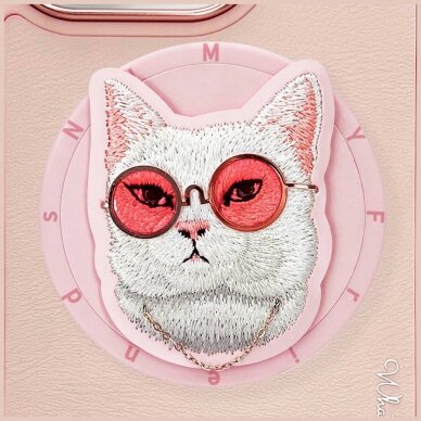 iPhone 16 Pro Max Nimmy Glasses Cool Cat dėklas su MagSafe – rožinis 7 iPhone 16 Pro Max Nimmy Glasses Cool Cat dėklas su MagSafe – rožinis 7