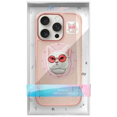 iPhone 16 Pro Max Nimmy Glasses Cool Cat dėklas su MagSafe – rožinis 9 iPhone 16 Pro Max Nimmy Glasses Cool Cat dėklas su MagSafe – rožinis 9
