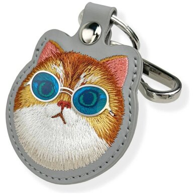 Nimmy Glasses Cool Cat tracker dėklas – pilkas 4 Nimmy Glasses Cool Cat tracker dėklas – pilkas 4
