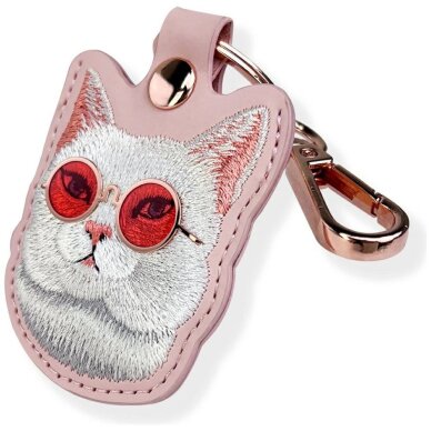 Nimmy Glasses Cool Cat sekimo dėklas – rožinis 4 Nimmy Glasses Cool Cat sekimo dėklas – rožinis 4