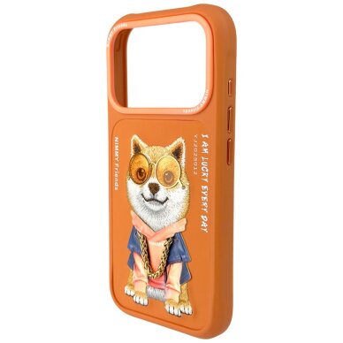 iPhone 17 Pro Max Nimmy Glasses Cool Dog dėklas – oranžinis 3 iPhone 17 Pro Max Nimmy Glasses Cool Dog dėklas – oranžinis 3