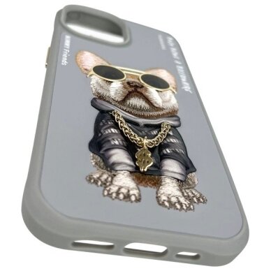 iPhone 15 Nimmy Glasses Cool Dog dėklas – pilkas 8 iPhone 15 Nimmy Glasses Cool Dog dėklas – pilkas 8