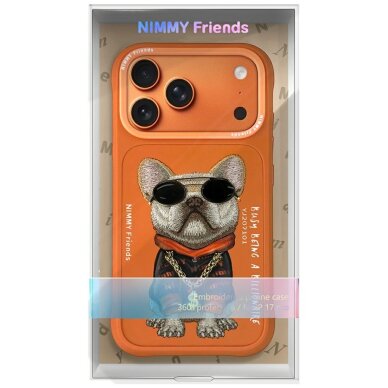 iPhone 17 Pro Nimmy Glasses Cool Dog dėklas – oranžinis 6 iPhone 17 Pro Nimmy Glasses Cool Dog dėklas – oranžinis 6
