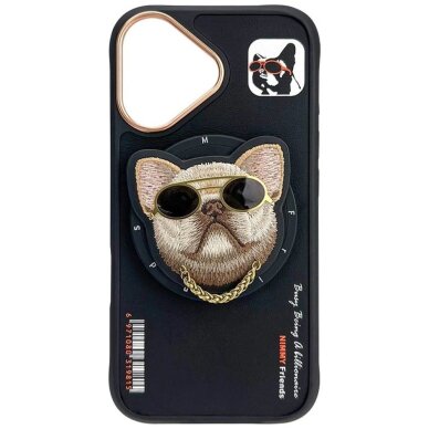 iPhone 16 Nimmy Glasses Cool dėklas su MagSafe – juodas 1