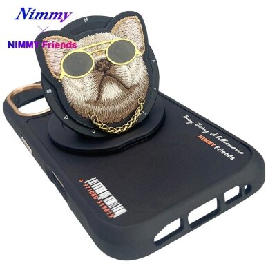 iPhone 16 Nimmy Glasses Cool dėklas su MagSafe – juodas 14