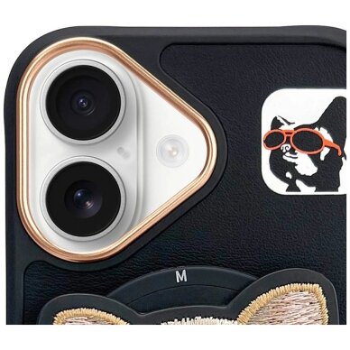 iPhone 16 Nimmy Glasses Cool dėklas su MagSafe – juodas 5