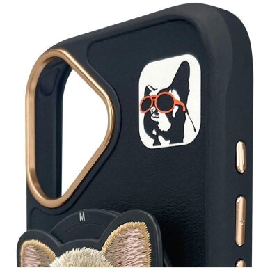 iPhone 16 Nimmy Glasses Cool dėklas su MagSafe – juodas 8