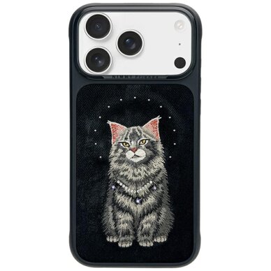 iPhone 17 Pro Max Nimmy Lucky Fashion Cat MagSafe dėklas – juodas iPhone 17 Pro Max Nimmy Lucky Fashion Cat MagSafe dėklas – juodas