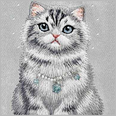 iPhone 17 Pro Max Nimmy Lucky Fashion Cat MagSafe dėklas – pilkas 5