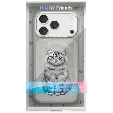 iPhone 17 Pro Max Nimmy Lucky Fashion Cat MagSafe dėklas – pilkas 7 iPhone 17 Pro Max Nimmy Lucky Fashion Cat MagSafe dėklas – pilkas 7