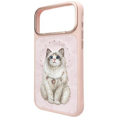 iPhone 17 Pro Nimmy Lucky Fashion Cat MagSafe dėklas – rožinis 3