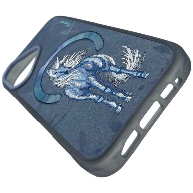 iPhone 16 Nimmy Magnetic Fantasy Animal dėklas su MagSafe – mėlynas 3