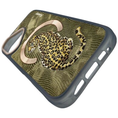 iPhone 16 Nimmy Magnetic Fantasy Animal dėklas su MagSafe – auksinis 3