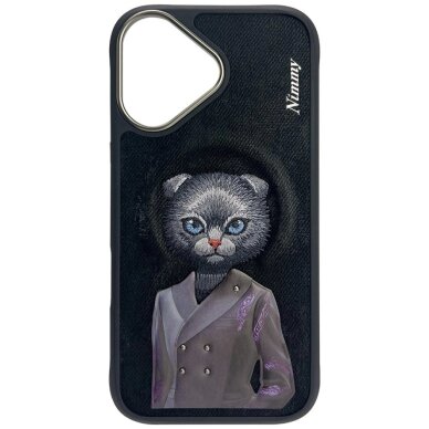 iPhone 16 Nimmy Magnetic fashion cute pet dėklas su MagSafe – juodas 1