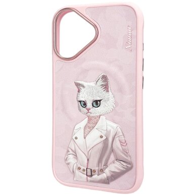 iPhone 16 Nimmy Magnetic fashion cute pet dėklas su MagSafe – rožinis 2