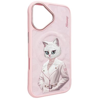 iPhone 16 Nimmy Magnetic fashion cute pet dėklas su MagSafe – rožinis 3