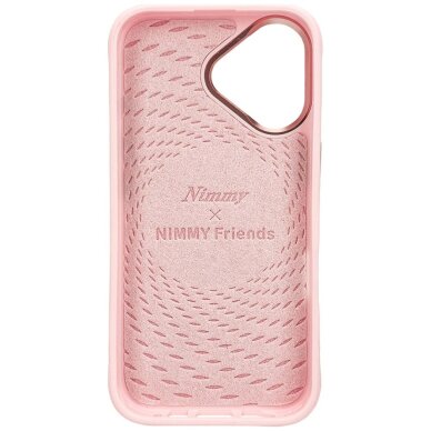 iPhone 16 Nimmy Magnetic fashion cute pet dėklas su MagSafe – rožinis 4