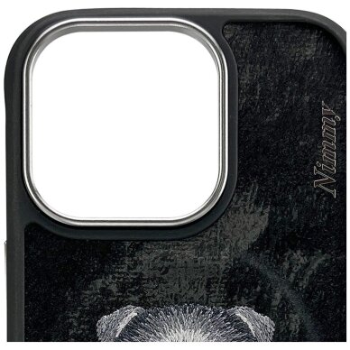 iPhone 16 Pro Nimmy Magnetic fashion cute pet dėklas su MagSafe – juodas 2