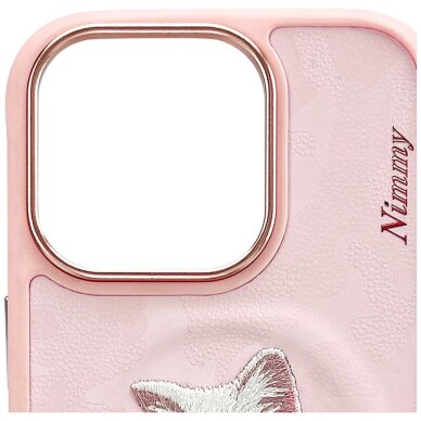 iPhone 16 Pro Nimmy Magnetic fashion cute pet dėklas su MagSafe – rožinis 2